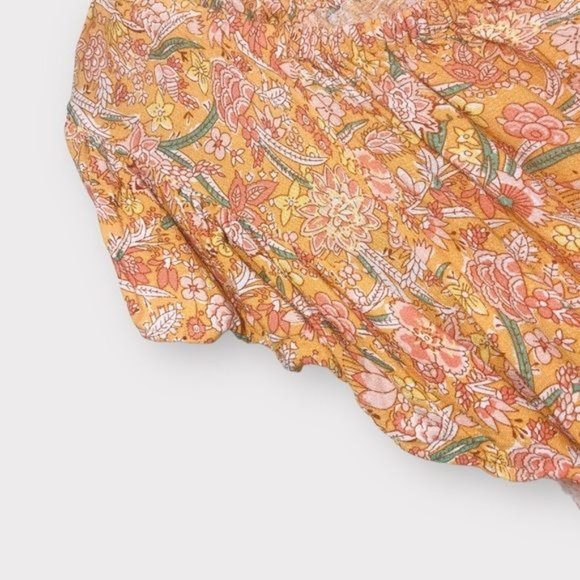 RACHEL ZOE Floral Print Off The Shoulder Drop Waist Dress Size Medium - Picture 3 of 8